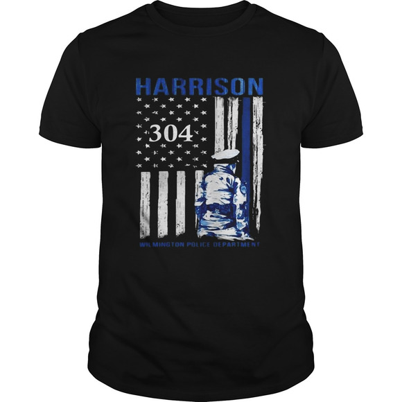 Other - Harrison Wilmington Police Department American Flag Shirt